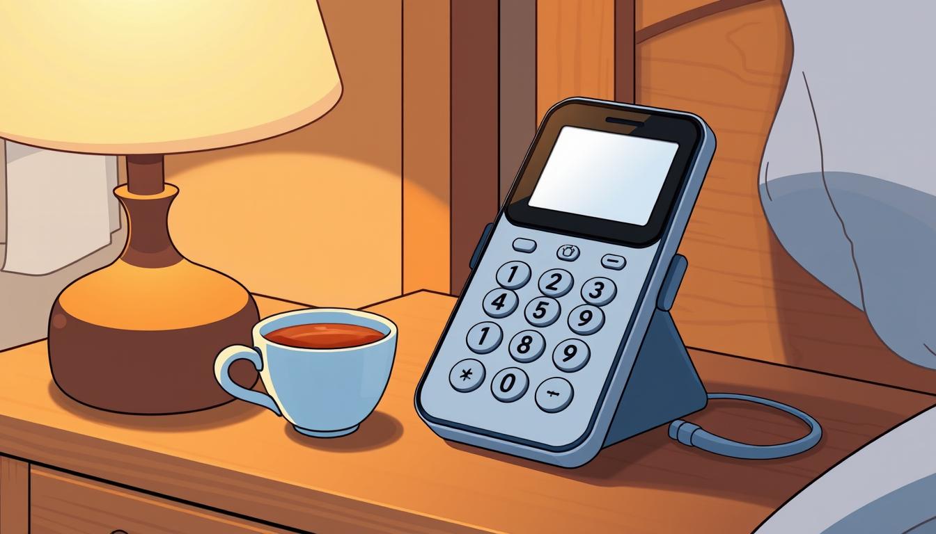 senior-friendly phone alarm setup