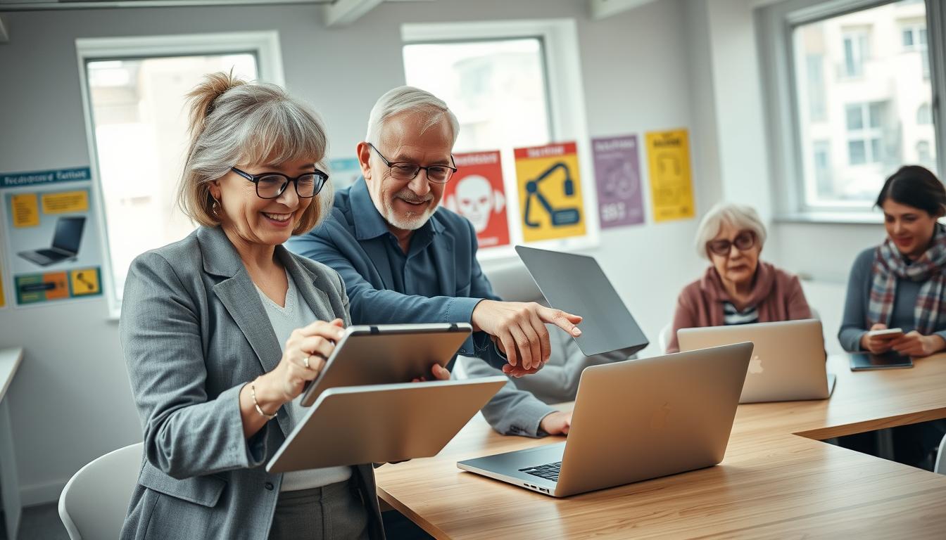 seniors learning technology confidently