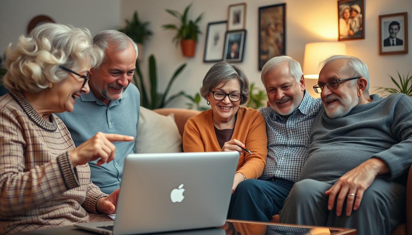 seniors learning youtube tutorials