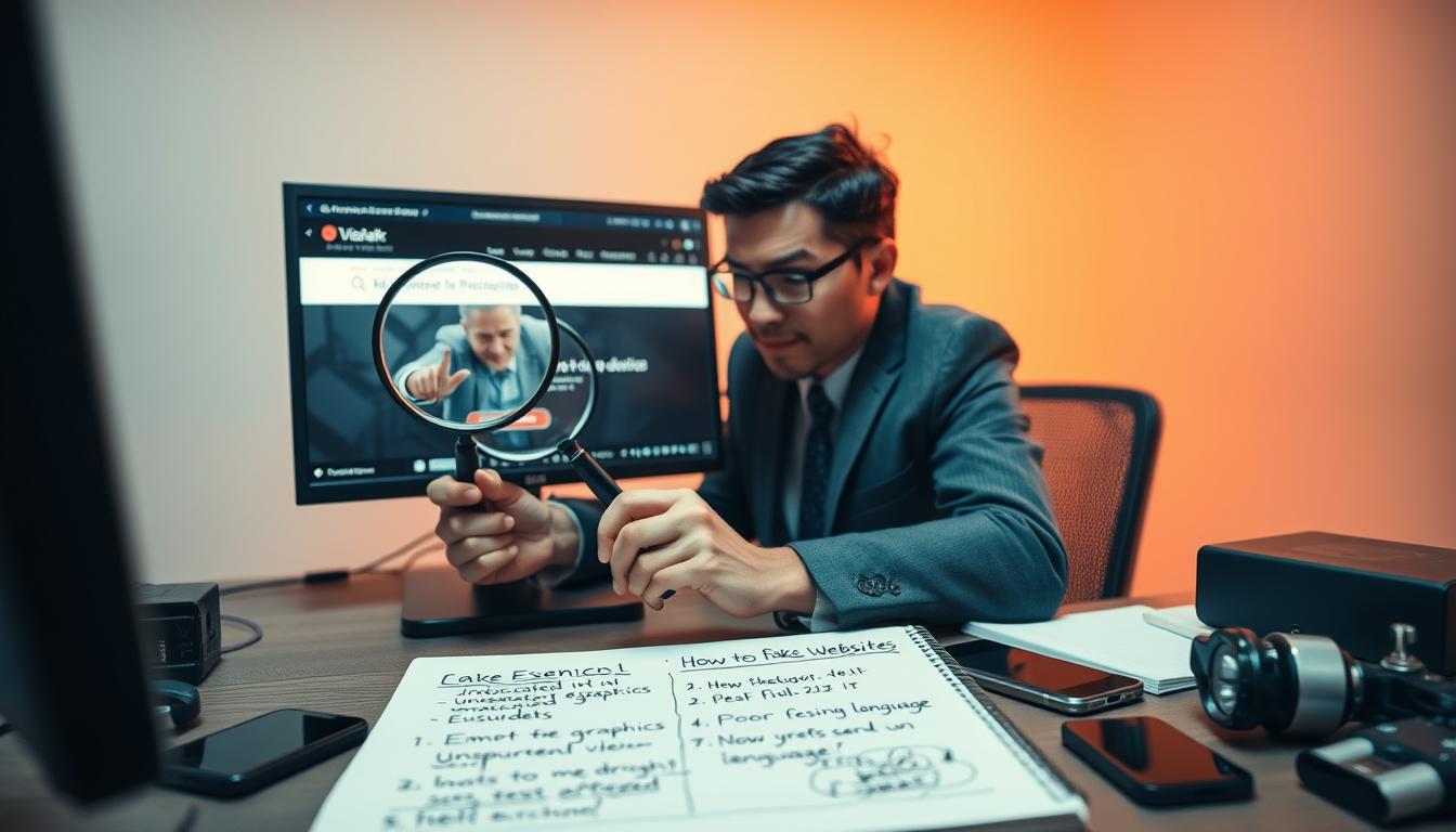 identifying fake websites