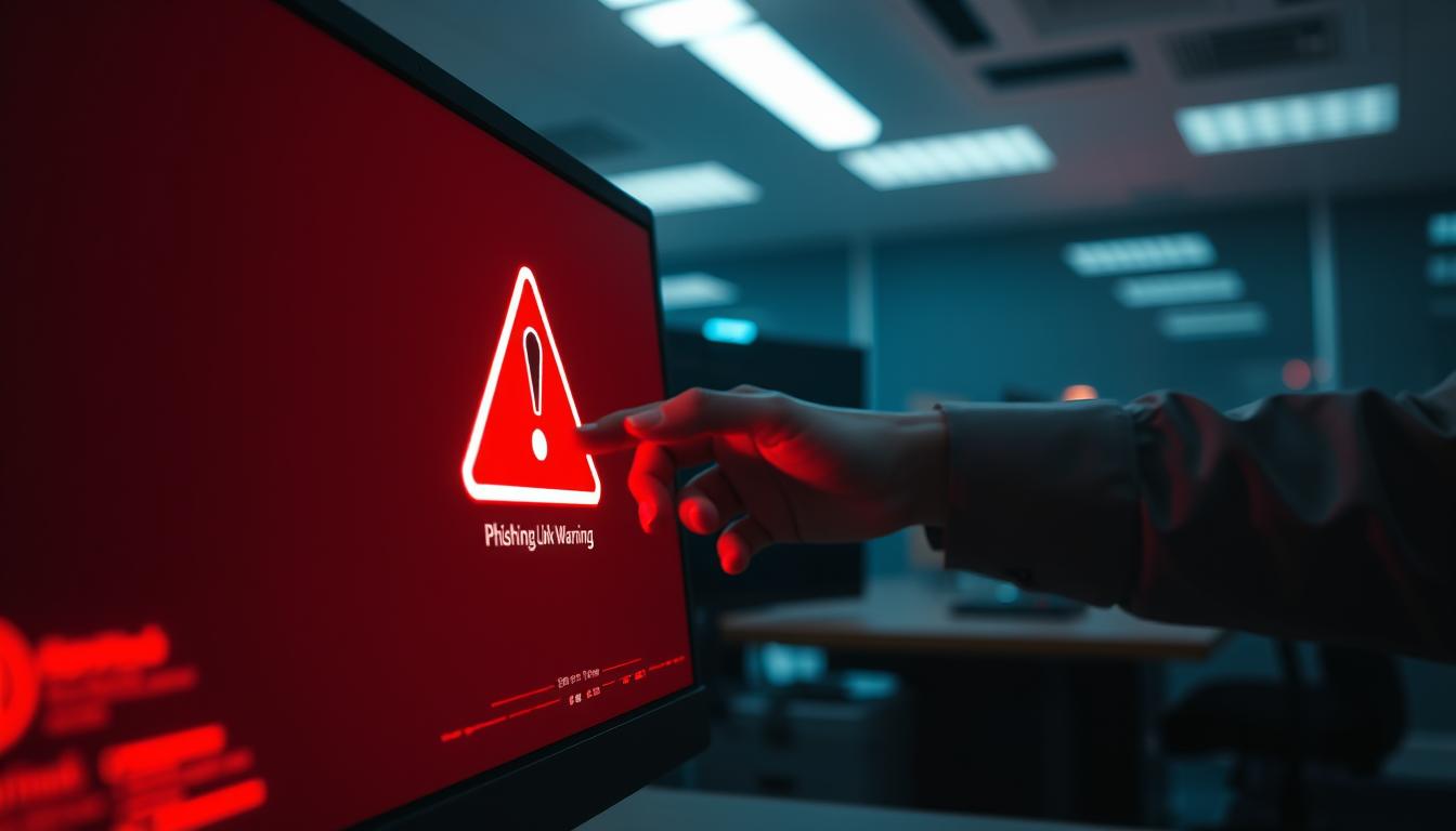 phishing link warning