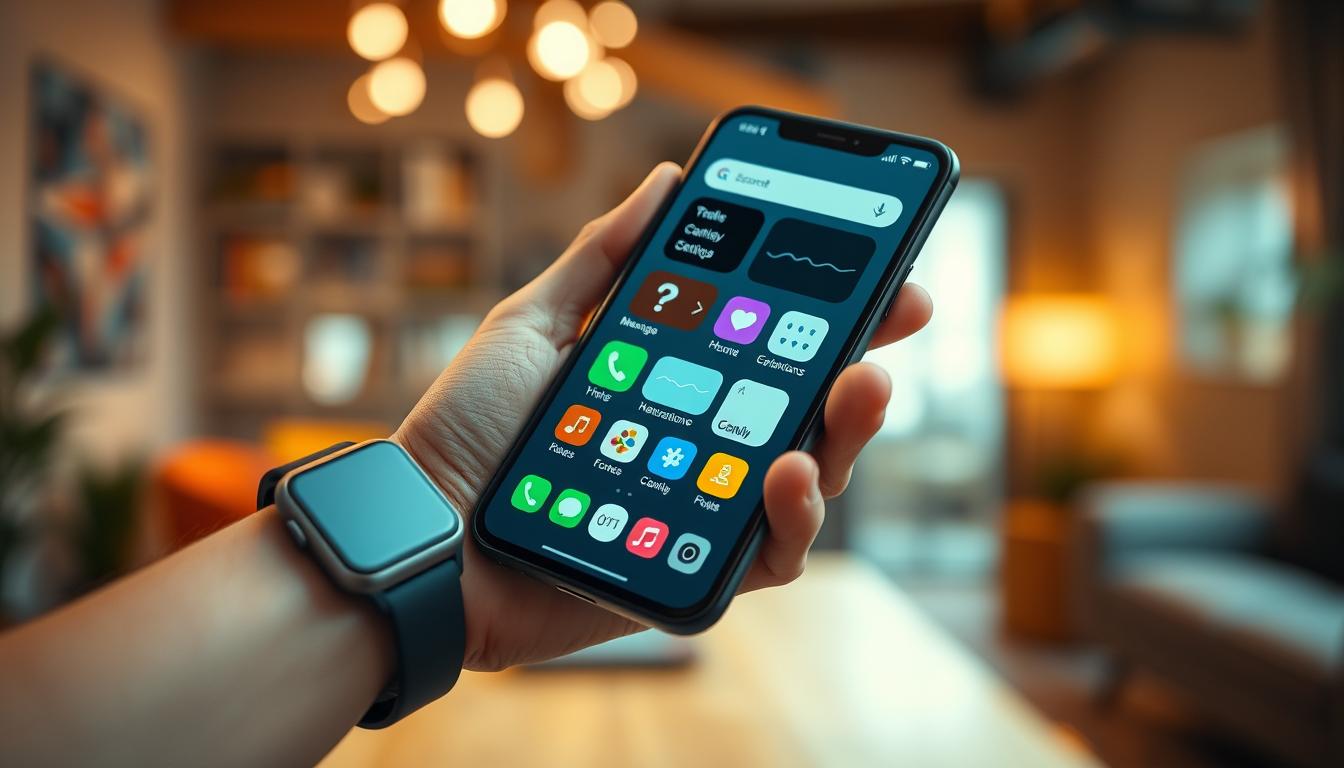 simplified smartphone interface