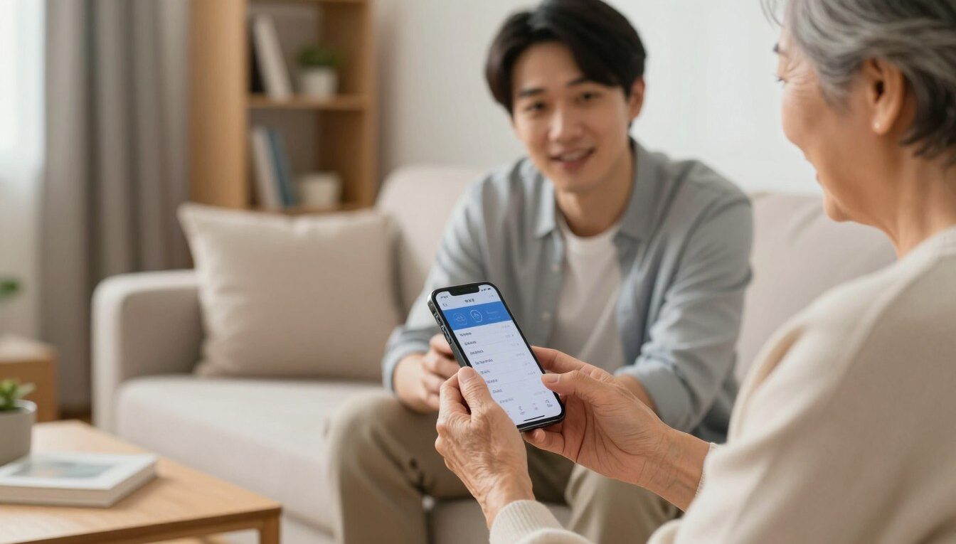 how to set up iPhone for elderly parent