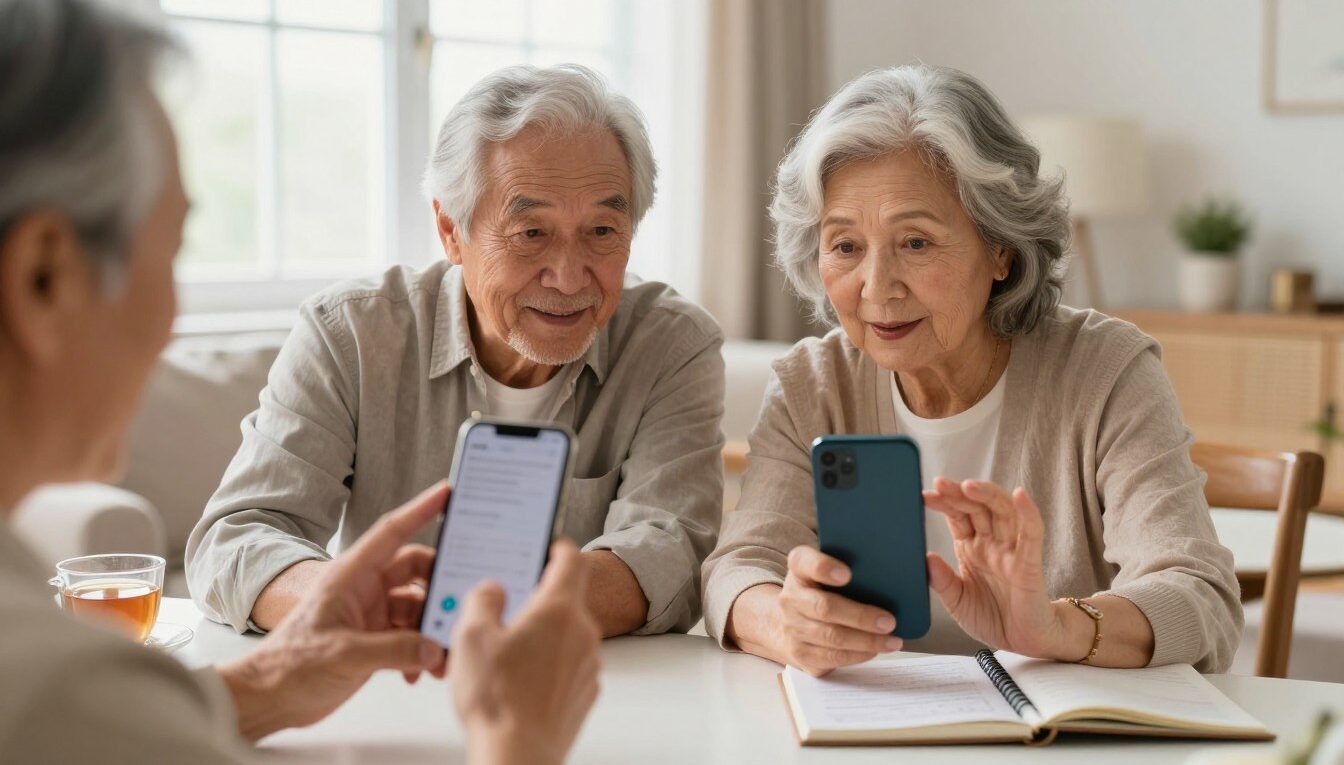 how to use a smartphone for seniors